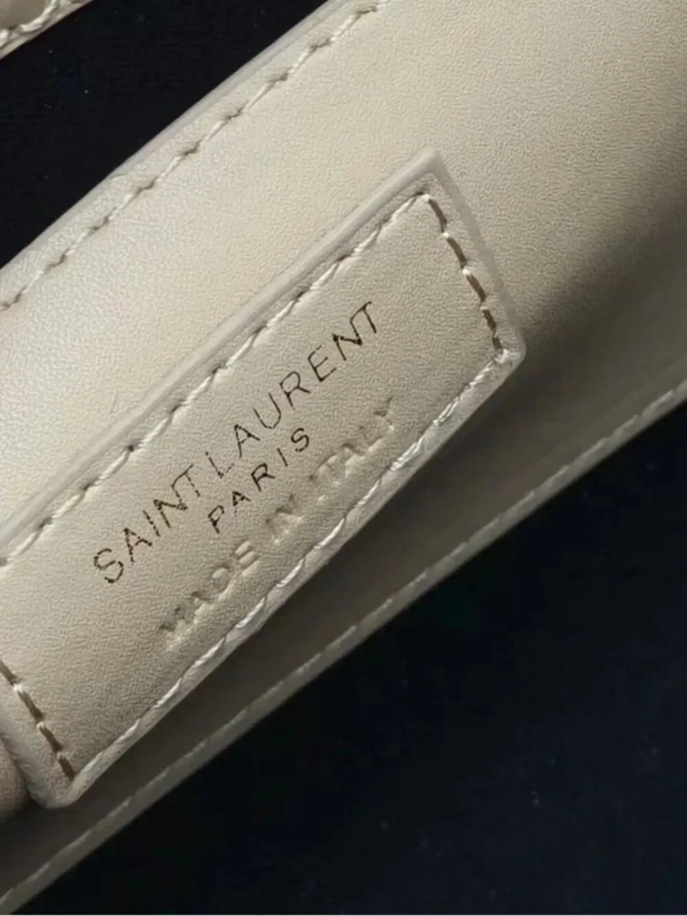 ✨ Yves Saint Laurent White Handbag